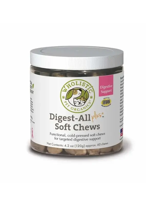 Wholistic Pet Organics Wholistic Pet Organics Daily Digestive Soft Chews 60 ct