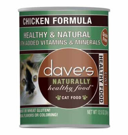 Daves Dave's Natural Healthy Cat Chicken 12.5oz