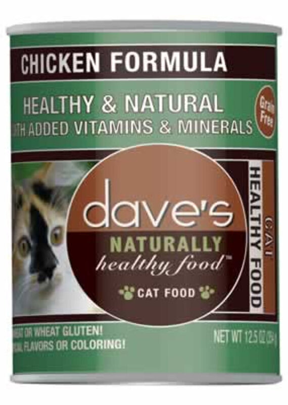 Daves Dave's Natural Healthy Cat Chicken 12.5oz