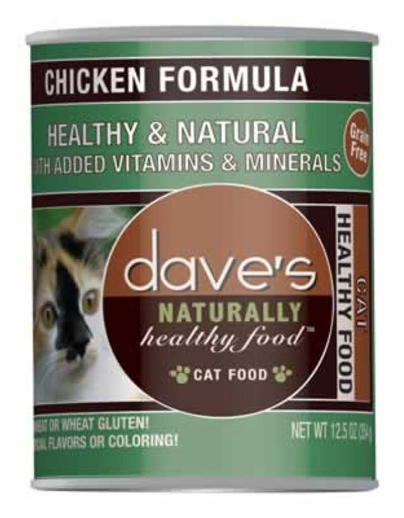 Daves Dave's Natural Healthy Cat Chicken 12.5oz