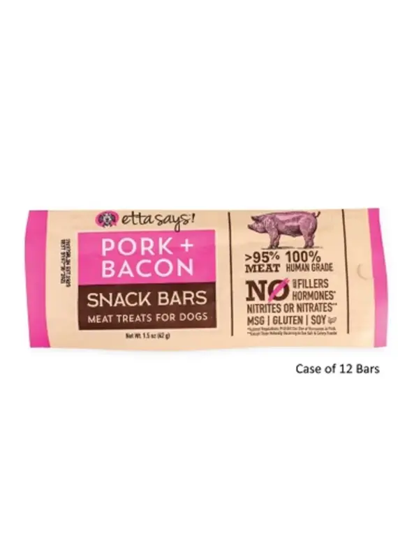 Etta Says Etta Says Pork & Bacon Snack Bar 1.5 oz