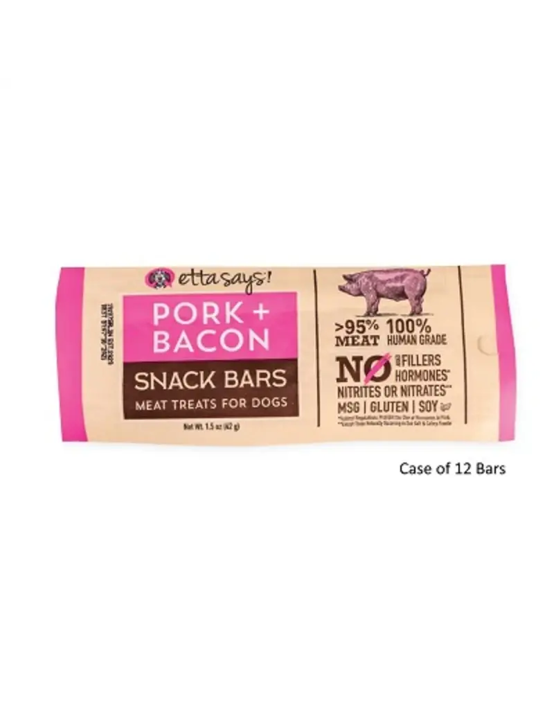 Etta Says Etta Says Pork & Bacon Snack Bar 1.5 oz