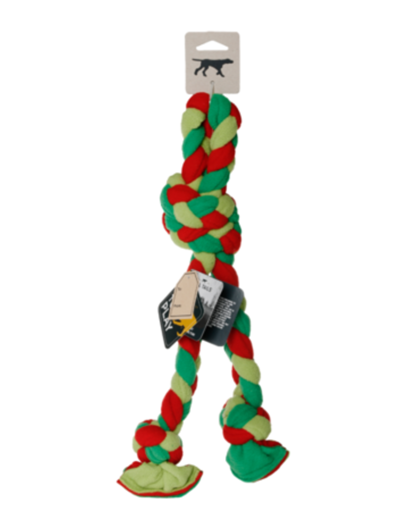 Tall Tails Tall Tails Holiday Winter Fleece Tug Large