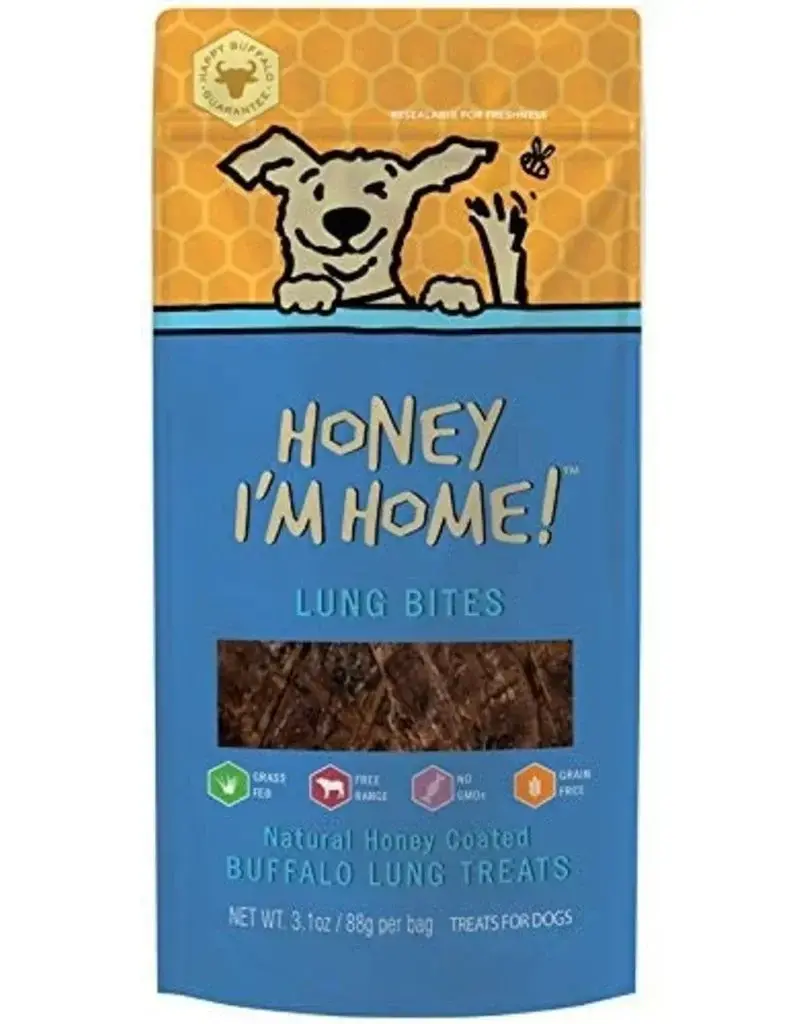 Honey I'm Home Honey I'm Home Buffalo Lung Bites 3.1oz