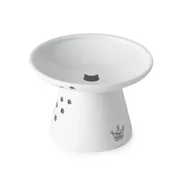Necoichi Necoichi Raised Cat Food Bowl Extra Wide
