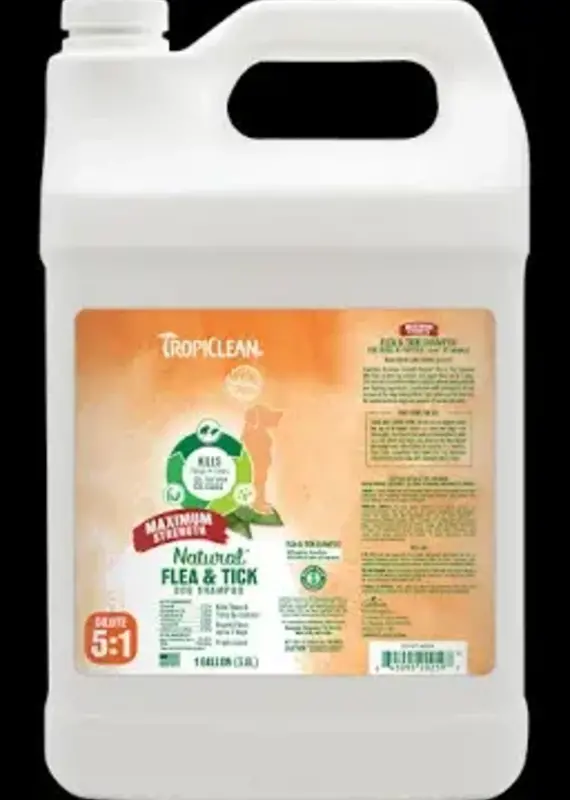 Tropiclean Tropiclean Natural Flea & Tick Shampoo 1 Gallon