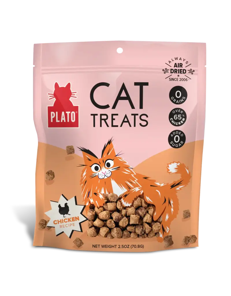 Plato Plato Cat Treats Air Dried Chicken 2.5 oz