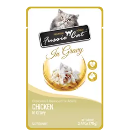 Fussie Cat Fussie Cat Premium Chicken in Gravy Pouch 2.47oz