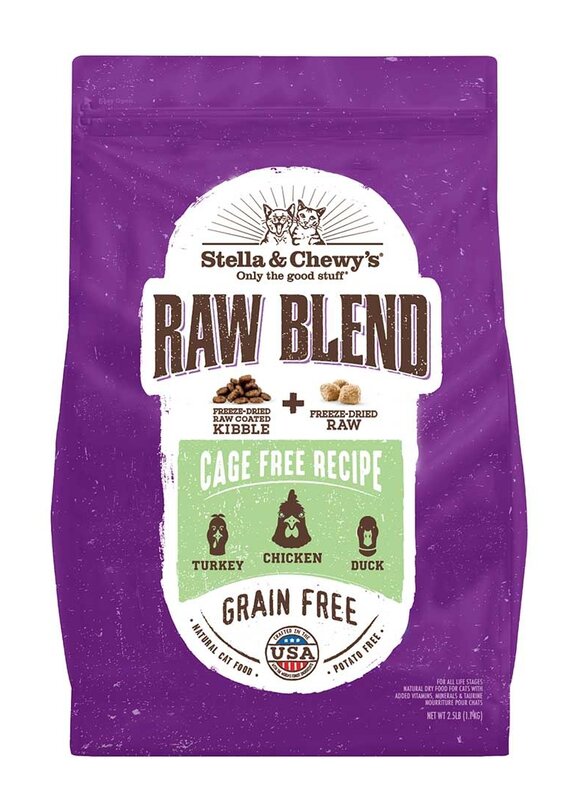 Stella & Chewys Stella & Chewy Raw Blend Kibble Cage Free Poultry Recipe Cat Food 2.5 Lb