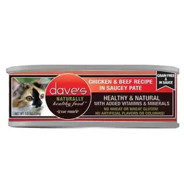 Daves Daves Cat Grain Free Saucey Pate 5.5oz