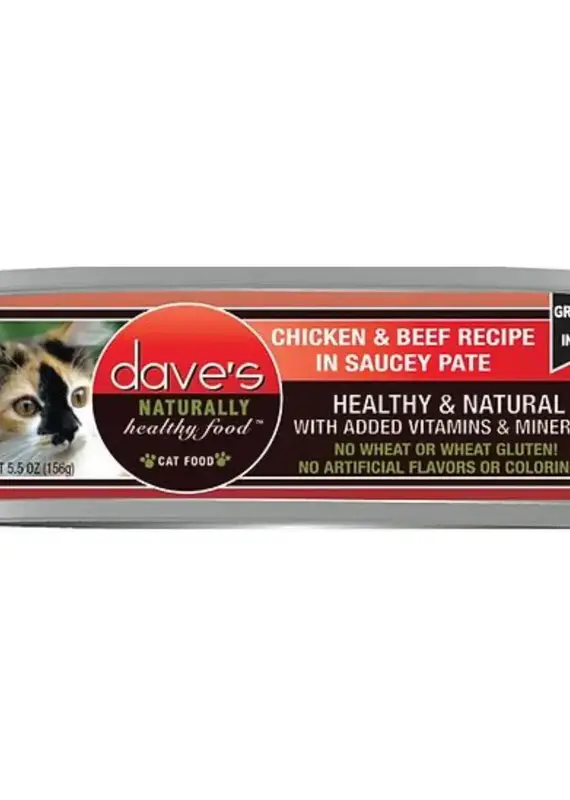 Daves Daves Cat Grain Free Saucey Pate 5.5oz