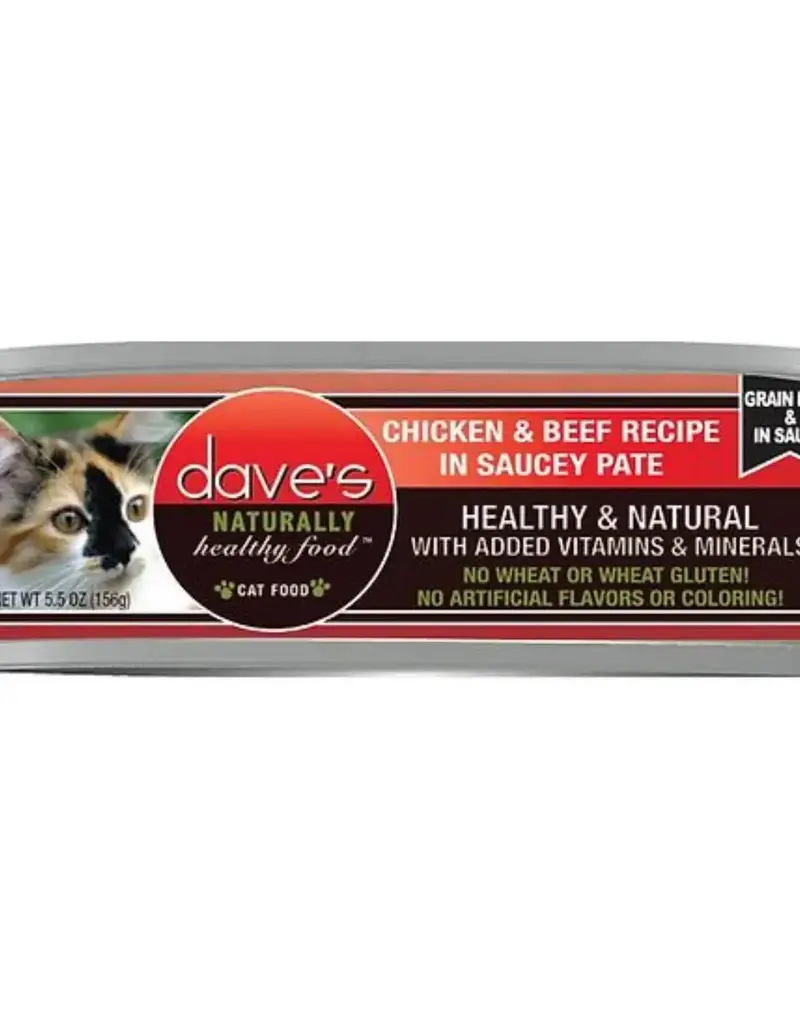Daves Daves Cat Grain Free Saucey Pate 5.5oz
