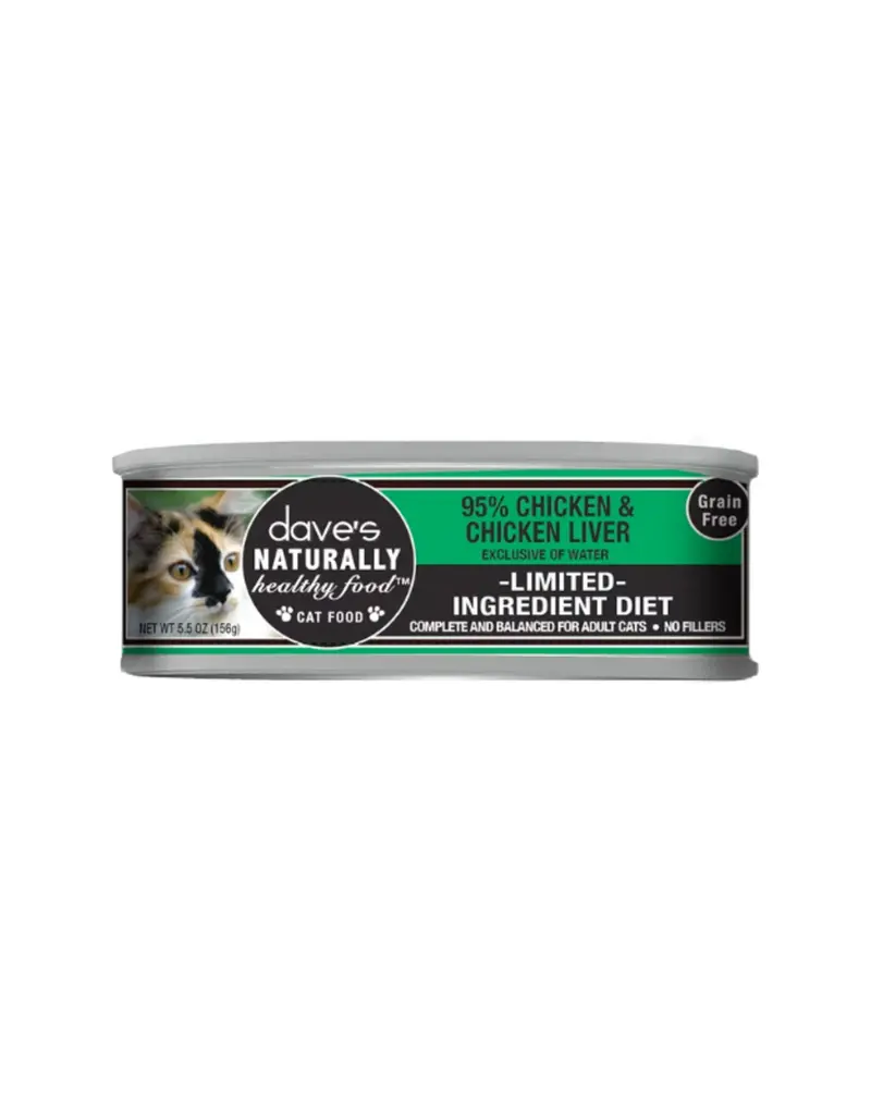 Daves Dave's Grain Free Cat 95% 5.5oz