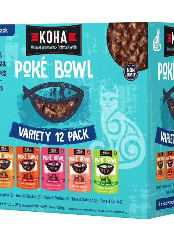 Koha Koha Grain Free Cat Pouches Variety Pack 3 oz