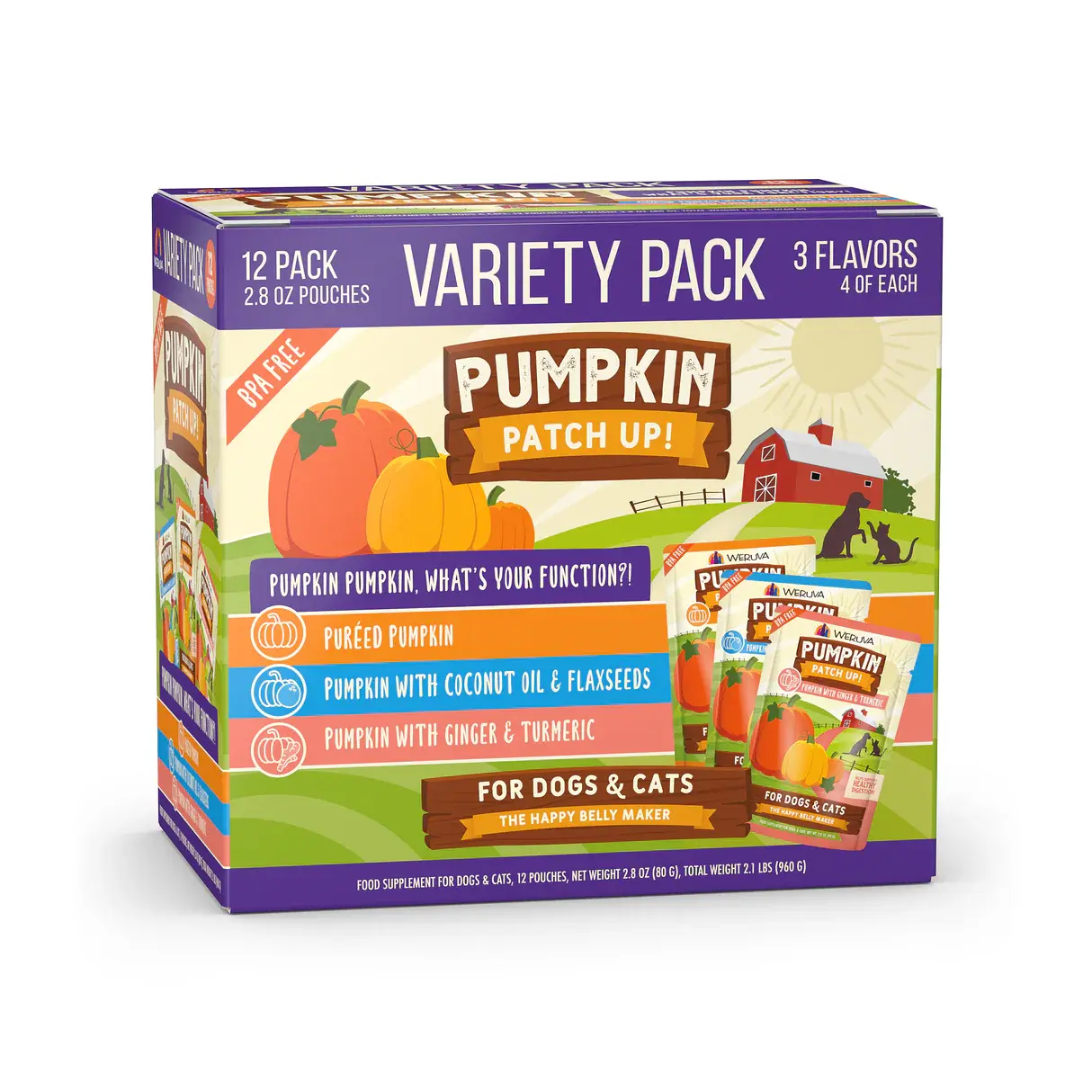 Weruva Pumpkin PatchUp Variety Pack Tabby & Jack's Pet Supplies and