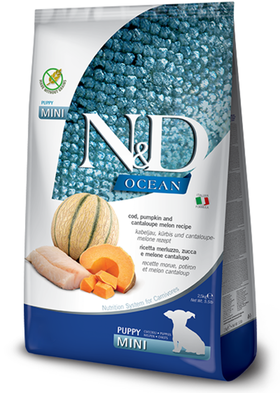 Farmina Farmina N&D Ocean Pumpkin Cantaloupe Cod Puppy 26.4#