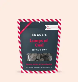 Bocces Bocces Dog Lump of Coal Treat Bone Marrow & Peanut Butter 6oz
