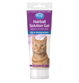 Pet Ag Hairball Natural Solution Gel For Cats 3.5oz