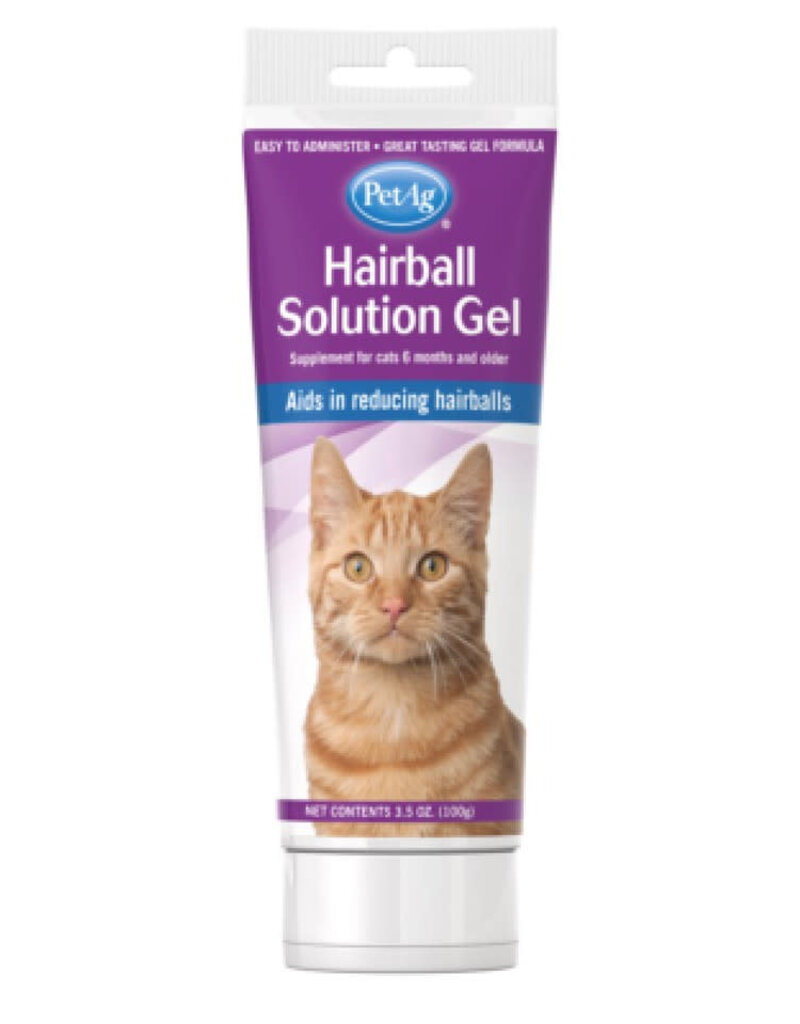 Pet Ag Hairball Natural Solution Gel For Cats 3.5oz