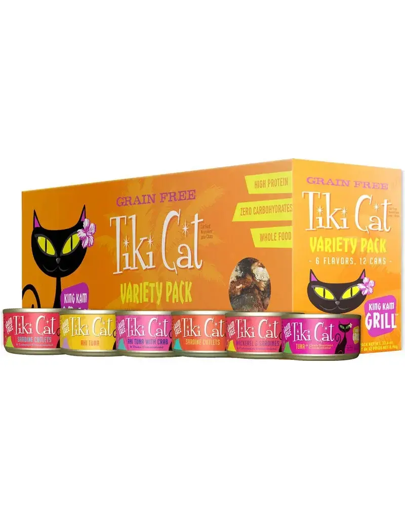 Tiki Pet Tiki Cat King Kam Grill Variety Pack 2.8oz