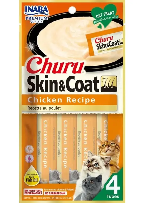 Inaba Inaba Churu Skin & Coat Chicken 2oz