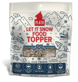 Plato Plato Holiday Hundurs Crunch Snow Topper 4 oz