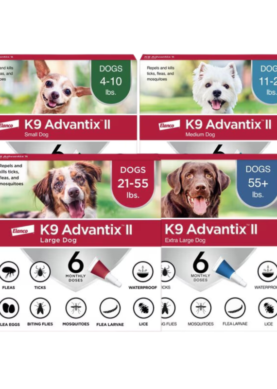 Advantix K9 Advantix II Spot On 4pk