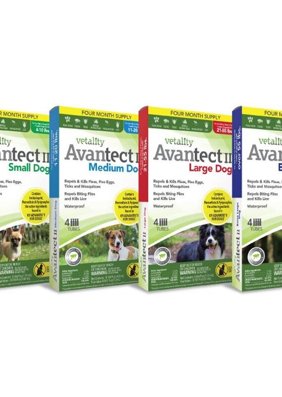 Vetality Avantect II Topical 4ct