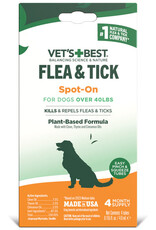 Vets Best VetsBest Flea & Tick Spot on 4pk