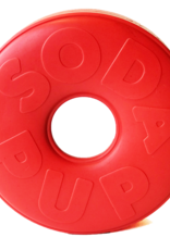 Sodapup SodaPup Life Ring Rubber LG Red