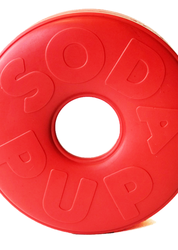 Sodapup SodaPup Life Ring Rubber LG Red