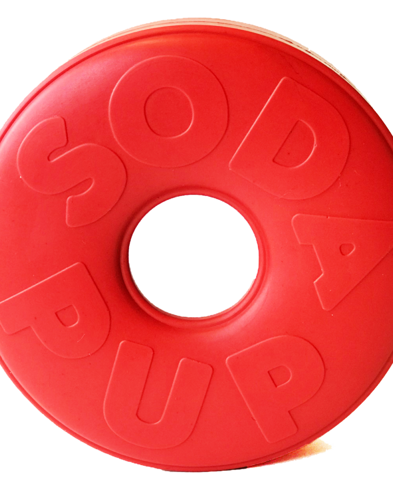 Sodapup SodaPup Life Ring Rubber LG Red