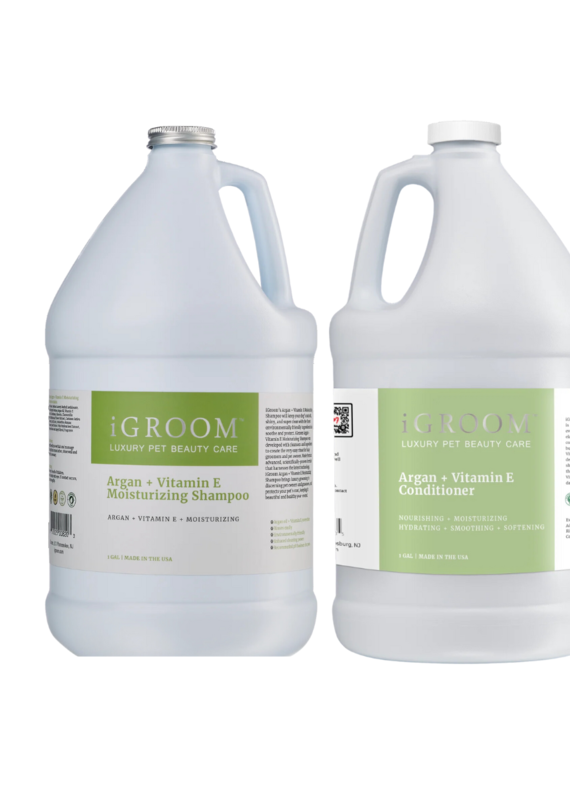 iGroom iGroom Argan + Vitamin E Moisturizing 1 Gallon