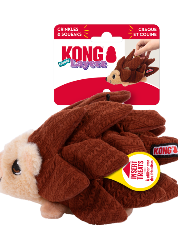 Kong Kong Layerz Forage Hedgehog