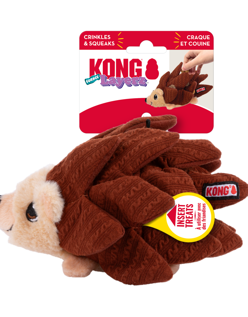 Kong Kong Layerz Forage Hedgehog