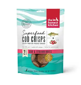 Honest Kitchen Honest Kitchen Superfood Crisps Cod & Strawberry Dog Treat 3oz