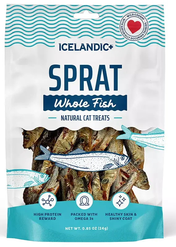 Icelandic Icelandic Sprats Whole Fish Treats .85oz