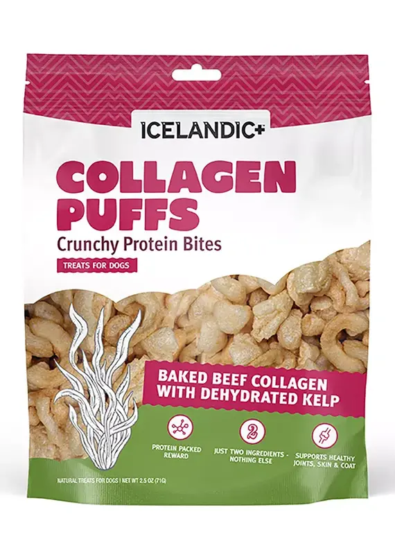 Icelandic Icelandic Baked Beef Collagen Puff Treats