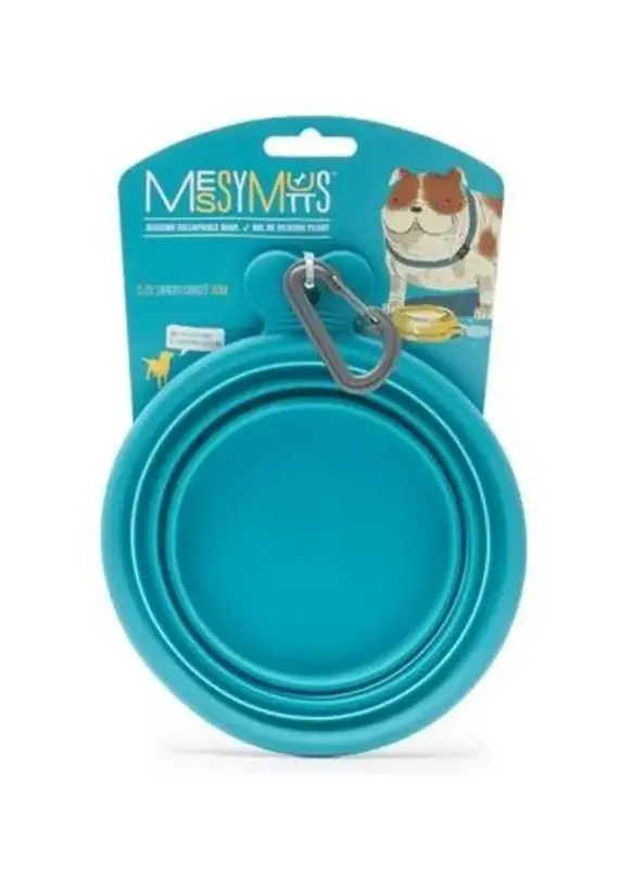 Messy Mutts Messy Mutts Collapsible Travel Bowl