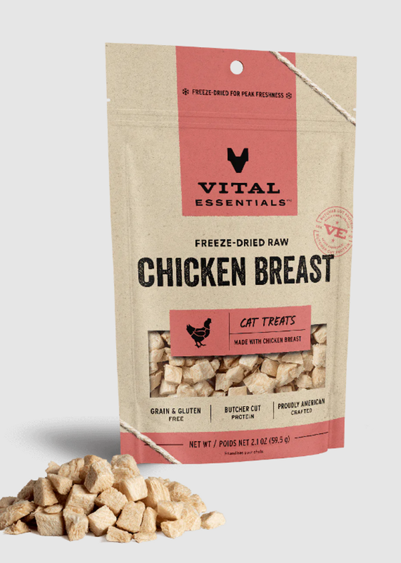 Vital Essentials Vital Essential Cat Freeze Dried Chicken Breast 2.1oz