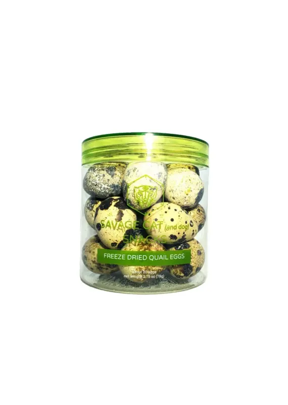 Savage Dog Cat Freeze Dried Quail Eggs 2.75oz