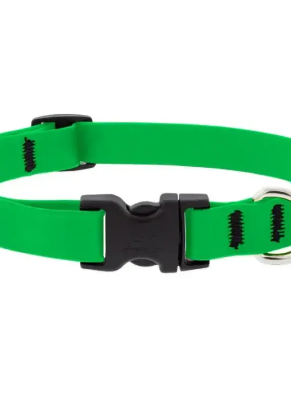 Lupine Pet Lupine 1" Adj. Collar Neon Green 12-20"