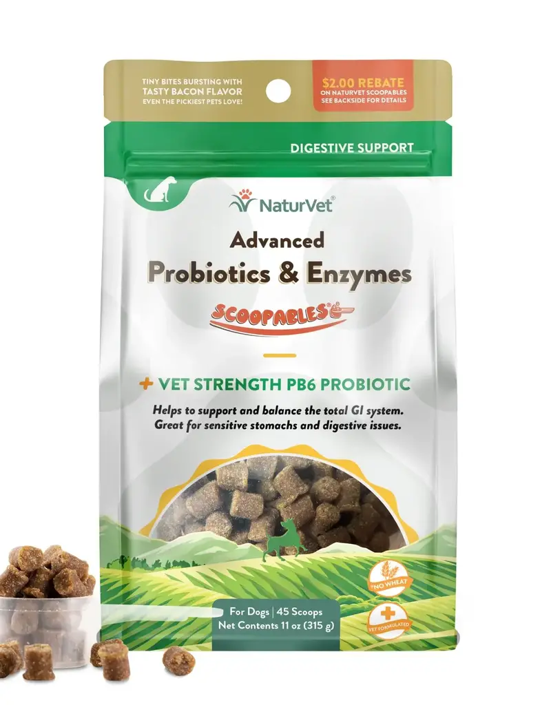 NaturVet NaturVet Scoopables Advanced Probiotics & Enzymes 11 oz