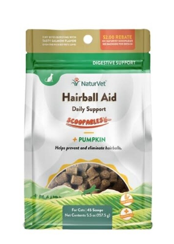 NaturVet NaturVet Scoopables Hairball Cat 5.5 oz