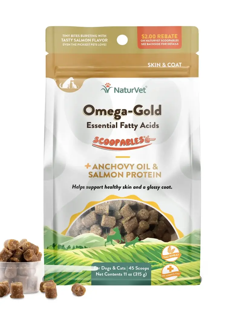 NaturVet NaturVet Scoopables Omega Gold Cat & Dog 11 oz