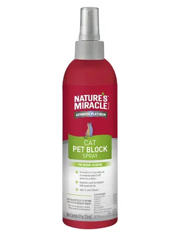 Nature's Miracle Nature's Miracle  Pet Block Repellant Spray 8oz - Cat
