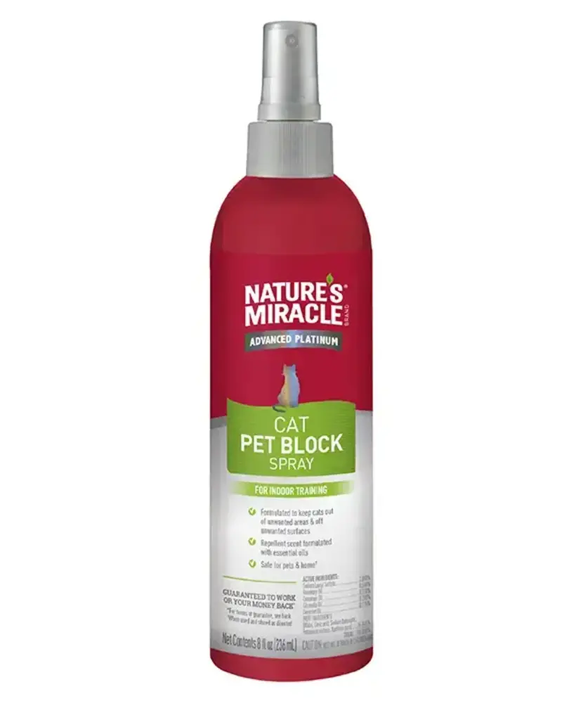 Nature's Miracle Nature's Miracle  Pet Block Repellant Spray 8oz - Cat