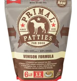 Primal Primal Venison Patty 6 lb