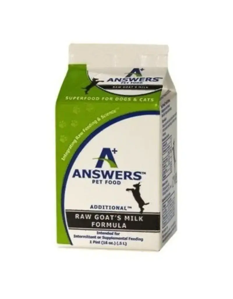 Answers Pet Food Answer's Raw Goat Milk