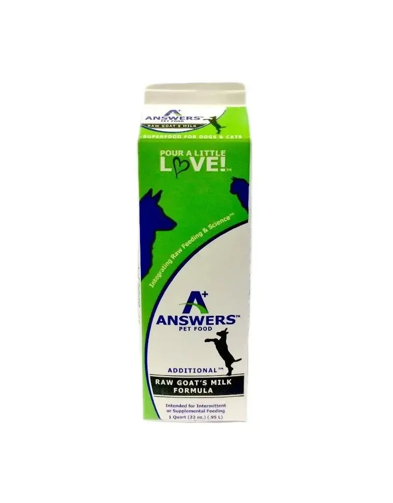 Answers Pet Food Answer's Raw Goat Milk